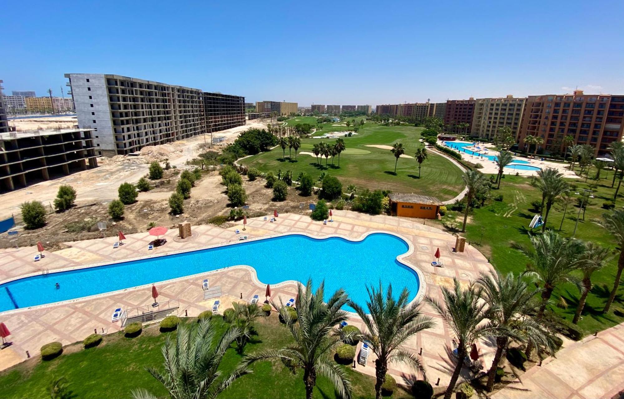 Porto Golf Marina Aqua Park & Beach Access By Best Of Bedz El Alamein Luaran gambar